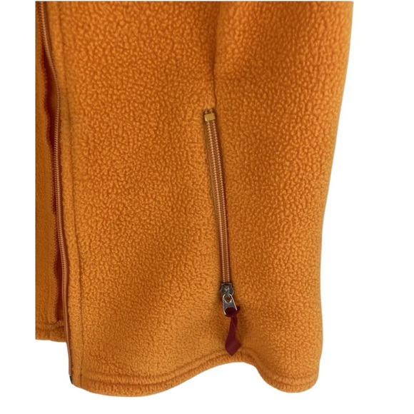 PATAGONIA Synchilla Fleece Vest in Orange / Purple Size Small - Picture 5 of 6
